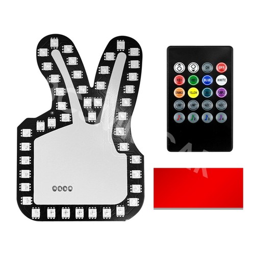Rgb funny finger gesture light - funny,