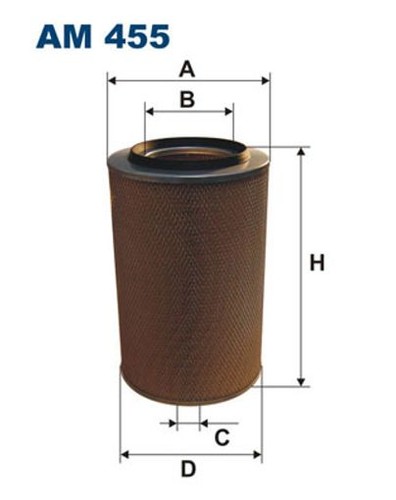 Fits filtron 455 - am, air