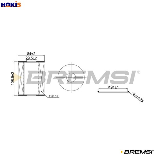 Oil filter fl2543 for porsche - filter,