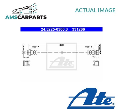 Brake hose line pipe front - hose,