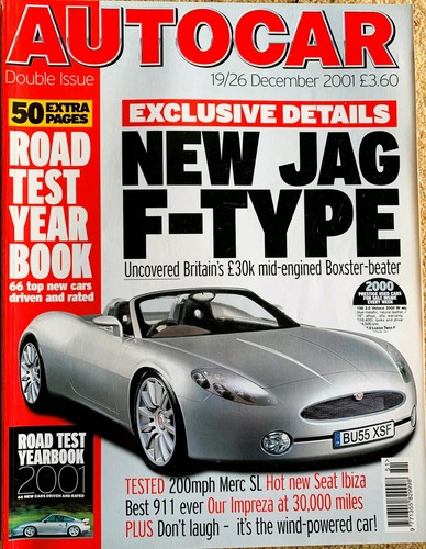 Autocar magazine dec 01 - magazine, 19/26-dec-01
