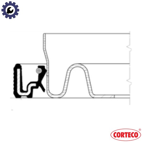 Shaft seal crankshaft - shaft,