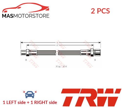 Brake hose line - brake, trw