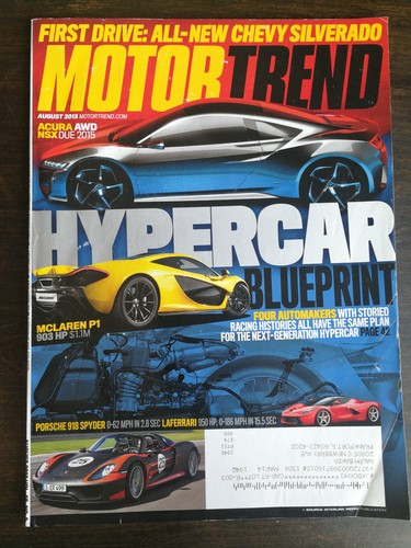 Motor trend august - august, 2013