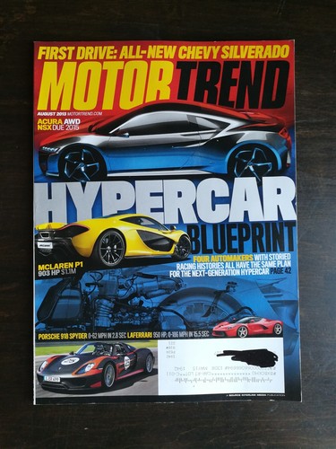 Motor trend magazine august - motor,