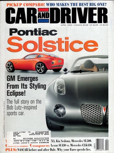 Car driver april 2002 - driver, –
