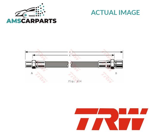 Brake hose line pipe - line,