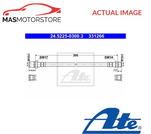 Brake hose line pipe - pipe, front