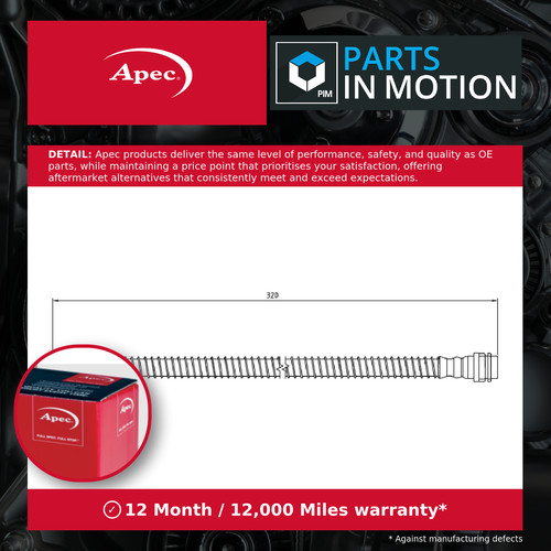 Brake hose fits - brake, 911