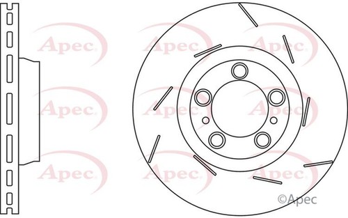 Apec brake disc rear single - apec,