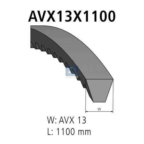 Belt set spare - v-belt/set, parts