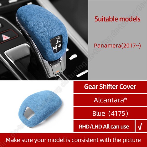 Blue alcantara gear - shift, knob